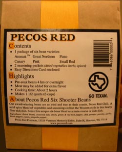 Six Shooter Beans - Back